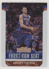 2018 Panini Contenders Front Row Seat Cracked Ice 18/25 Kristaps Porzingis 0q0