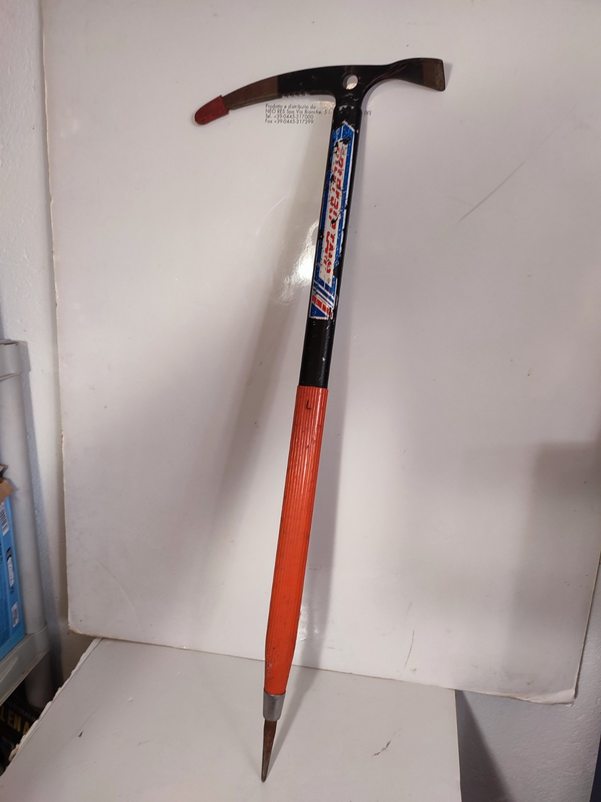 PIOLET MONTAGNE ESCALADE ALPINISME INTERALP CAMP ALU ET ACIER 72 CM VINTAGE