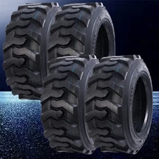 4 12-16.5 SKS Skid Steer Tires 12PR Heavy Duty Bobcat Loaders Industrial 12X16.5