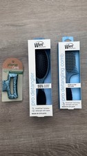 NIB Wet Brush Pro Hair Brush Set Detangling Brush, Detangler, Flex Dry Blue