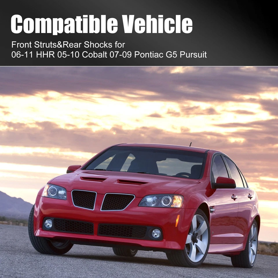 Front Struts&Rear Shocks for 06-11 HHR 05-10 Cobalt 07-09 Pontiac G5 Foto 2 de 4