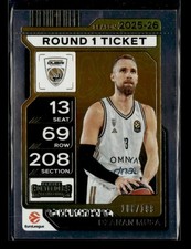 Dzanan Musa 2025-26 Panini Contenders EuroLeague Round 1 Ticket 108/199 [wyf27
