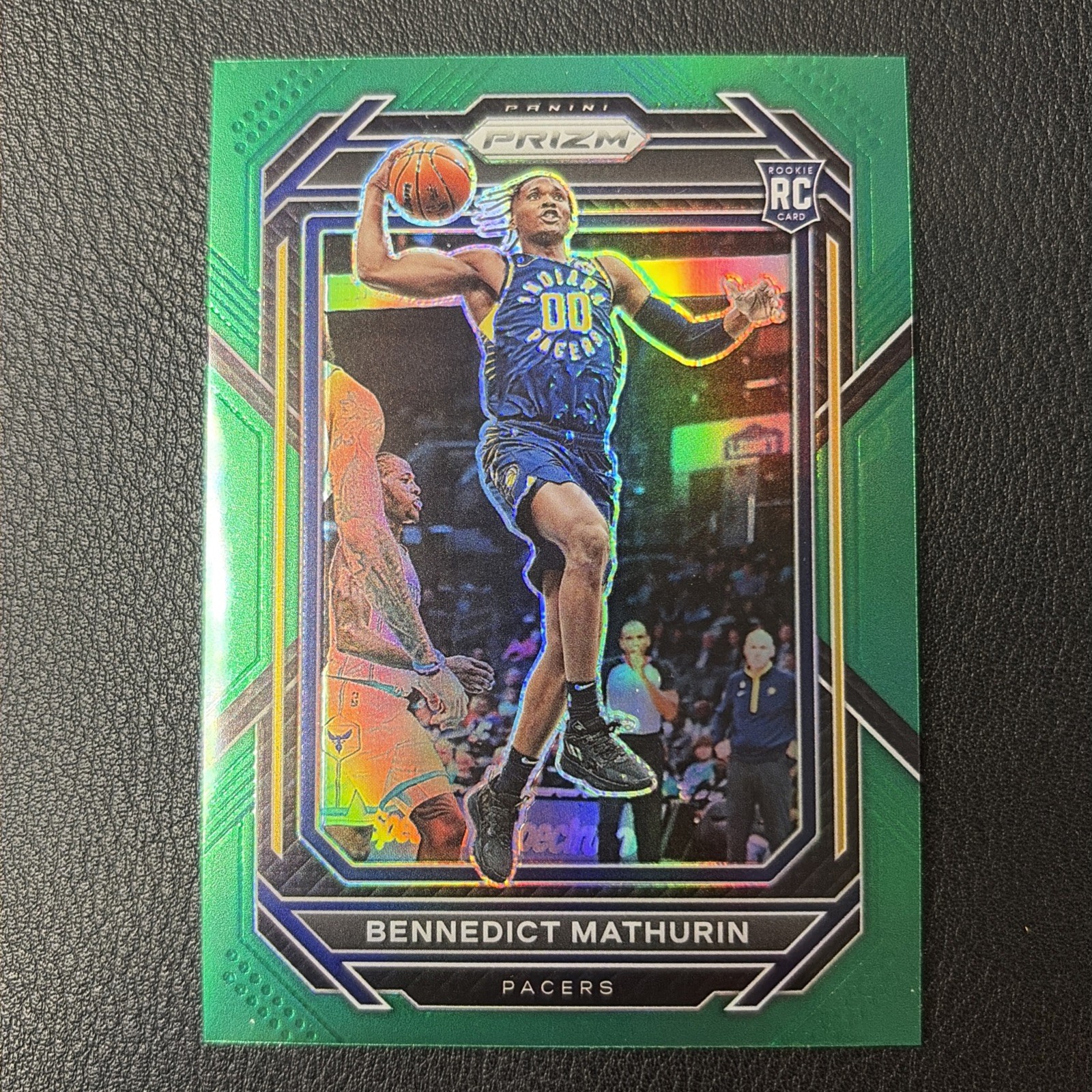 2022-2023 Panini Prizm Bennedict Mathurin Green Prizm RC #254 Indiana Pacers