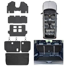 Floor Mats  Cargo Liners for 2011-2016 2017 Honda Odyssey, TPE All Weather P...
