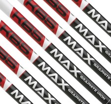 KBS Max Graphite Iron Shafts .355 Tip Choose Flex & Set Make Up New