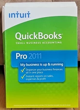Intuit QuickBooks Pro 2011 - Full Version for WIN XP SP2/Vista/7 NEW Sealed READ