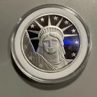 1 Troy oz Lady Liberty  .999 Fine Round SilverTowne
