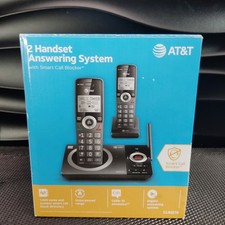 AT T 2 Handset Answering System with Smart Call Blocker CL92219 Black