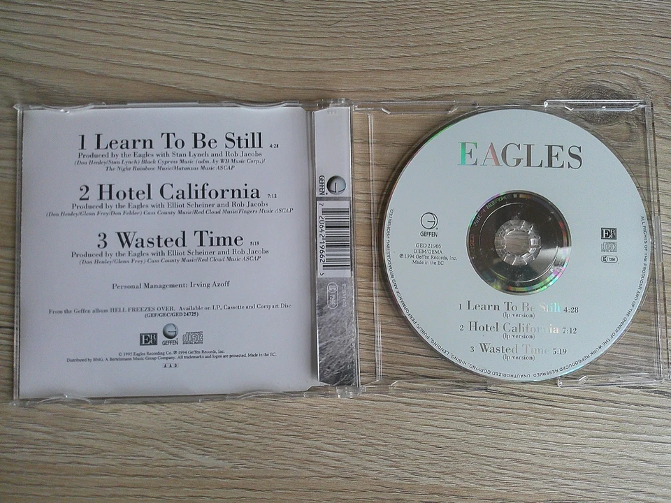 Eagles - Learn To Be Still - 3 Track Maxi CD 1995 - Geffen GED 21966 - Bild 3 von 4