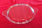 Vtg PYREX Casserole Clear Glass Replacement Lid Only 470-c Fits CASSEROLE DISHES