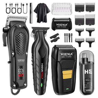 Professioneller Elektrischer Haar Bartschneider Wiederaufladbar Herren Rasierer Trimmer Set
