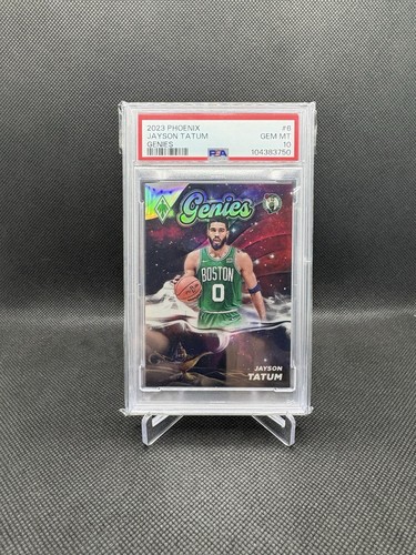 2023 Panini Phoenix Jayson Tatum Genies Case Hit SSP PSA 10