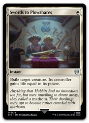Swords to Plowshares 178 Commander: The Lord of the Rings: Tales of Middle-earth Uncommon