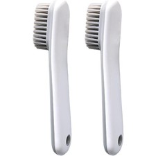Inclined Long Handle Shoe Brush 2 Pack Multi Purpose Cleaning Brush for Sneakers