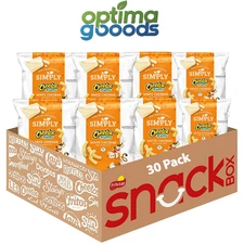 Simply Cheetos White Cheddar Puffs 0.87 oz 30 Pack Snacks Gluten Free.