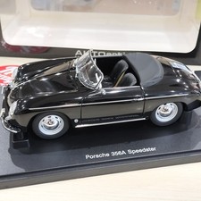 AUTOart 1/18 Porsche 356A Speedster Black 77863 Millennium diecast metal model