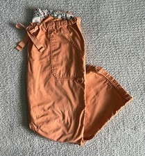Koi Scrub Pants Lindsey Women  s Large Petite LP Coral Cargo Nursing Medical
