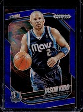 2024-25 Panini Prizm Black Jason Kidd Legends Blue Ice Prizm #/125 Mavericks
