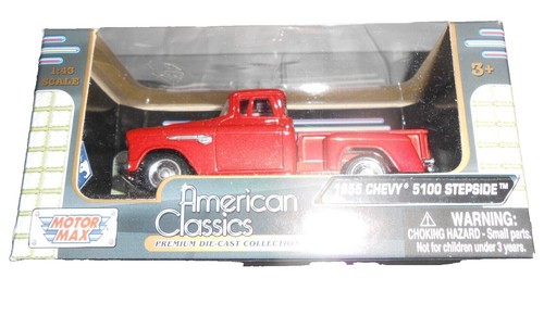 1956 Ford F-100 Pickup Truck - Matt Black 1:24 Model - Motormax