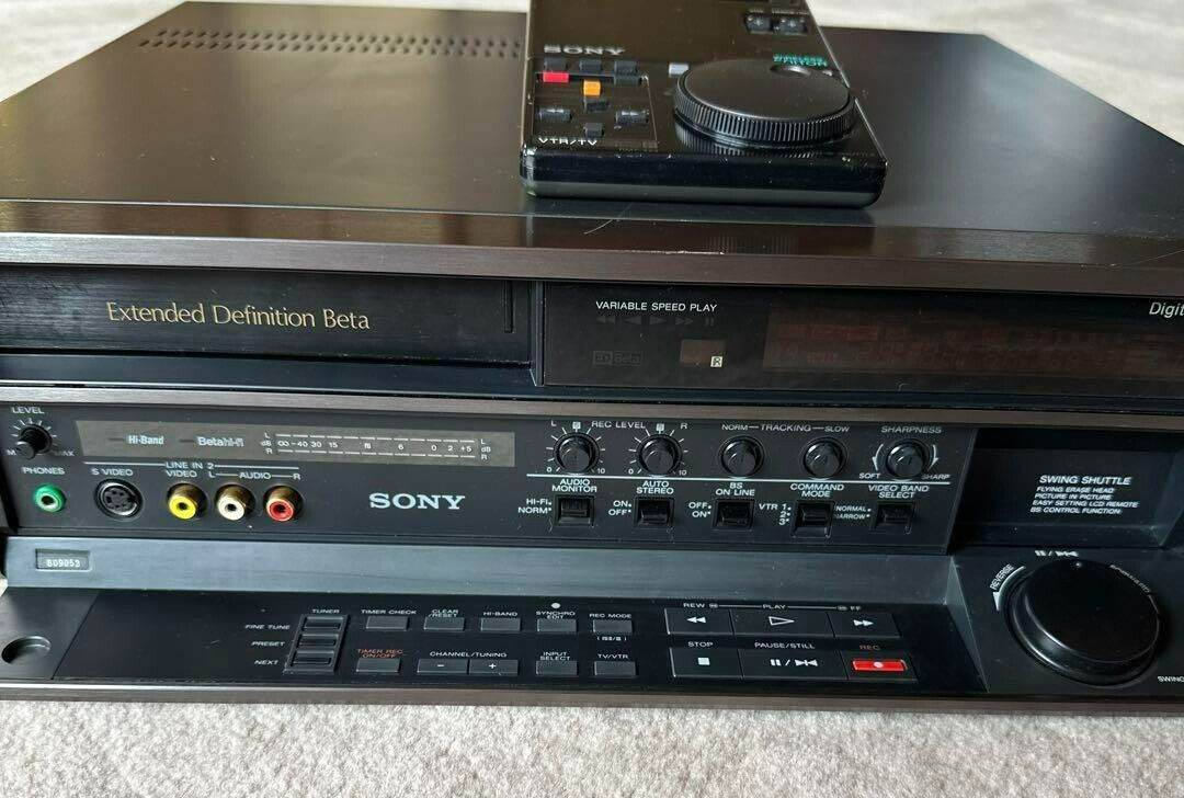 For Parts Sony EDV-8000 ED Beta Deck Video Cassette Recorder from