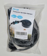 New Bonviee Trampoline Sprinkler Sprayer Black in 39 ft Length