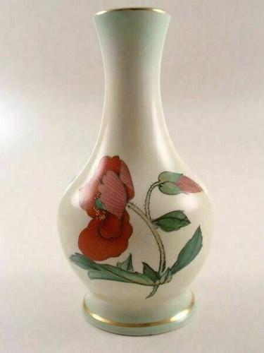 Jarrón de brotes Royal Worcester PALISSY China Wild Roses 4 3/4 - Imagen 3 de 4