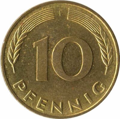 West German 10 Pfennig | KM108 | 1950 - 2001 | eBay