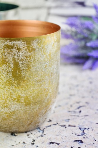 2 x Übertopf aus Metall Pflanzentopf Blumenkübel Blumenübertopf Vase Blumentopf - Bild 4 von 21