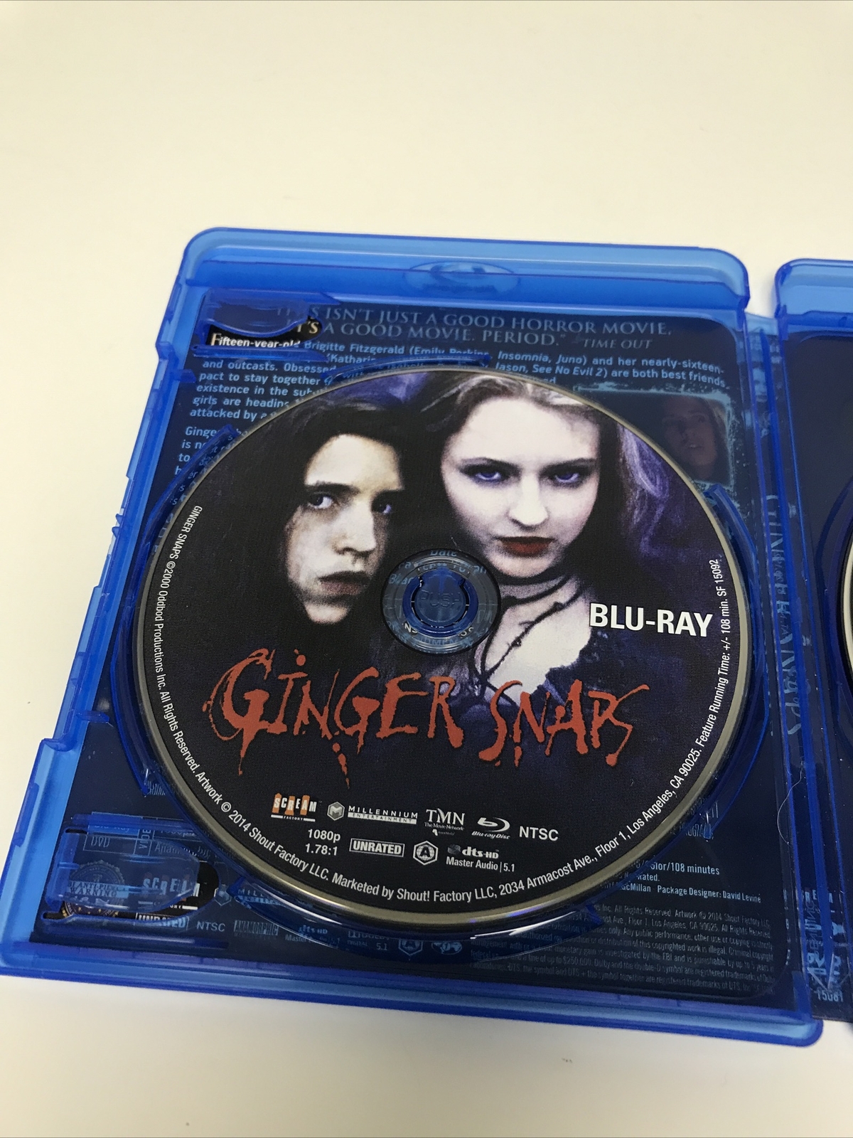 Ginger Snaps Collector's Edition (Bluray) SCREAM FACTORY! OOP HORROR