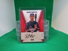 2019 Stars and Stripes Enrique Bradfield 17U Black Ink Auto 21/25 #17U-EB (B13)