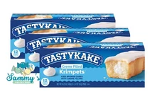 Tastykake Creme Filled Krimpets 3 Boxes