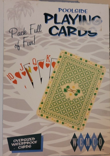 Wembley Oversized Waterproof Poolside Playing Cards 54 Card Deck 5.2"Wx75"H READ Wembley Oversized Waterproof Poolside Playing Cards 54 Card Deck 5.2"Wx75"H READ