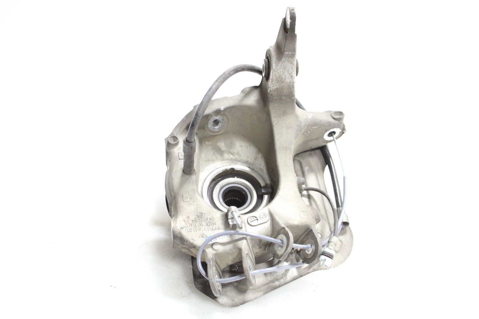 Porsche 997 Carrera 911 S 4S Turbo Rear Left Wheel Hub Carrier Knuckle ...