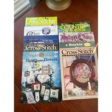 Cross Stitcher,Needlepoint Magazines Mixed Lot of 9