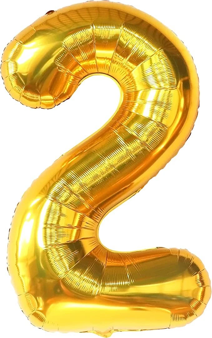 Number 2 mylar online balloon