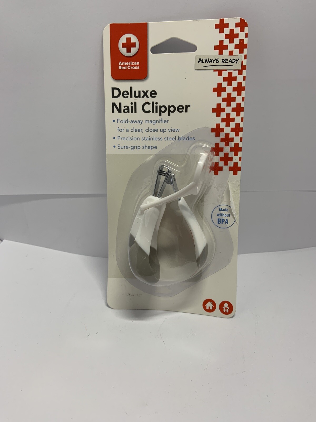 the first years american red cross deluxe nail clipper with magnifier