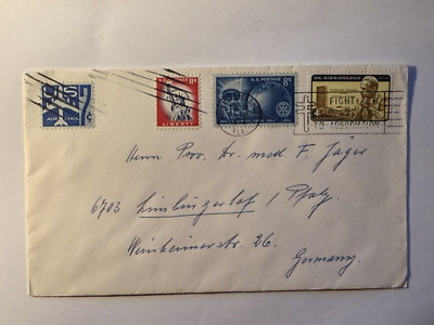 USA Ganzsache nach Limburgerhof . Los 7218. schoeniger-notgeld