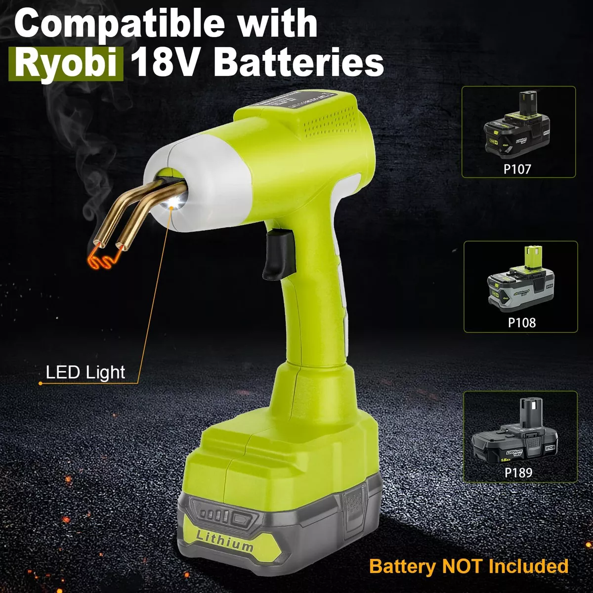 Ryobi cordless drill 18v battery outlet