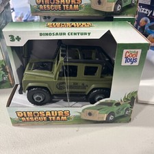 New In Box Dinosaur Rescue Team Jeep Green Jeep