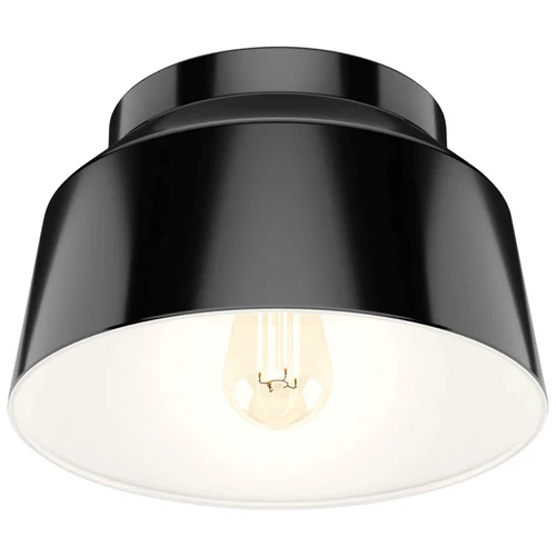 Hunter Fan Company 19023 Cranbrook 1 Flush Mount Matte Black - Picture 1 of 3