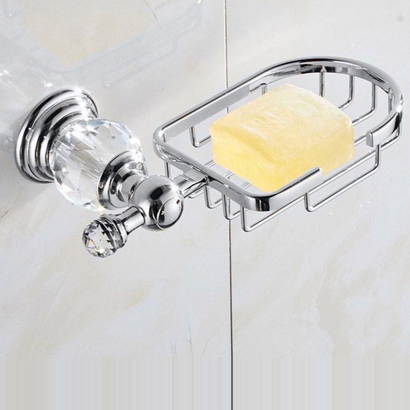 Luxury Crystal Silver Bathroom Accessories Chrome Polished Brass Hardware Sets eBay