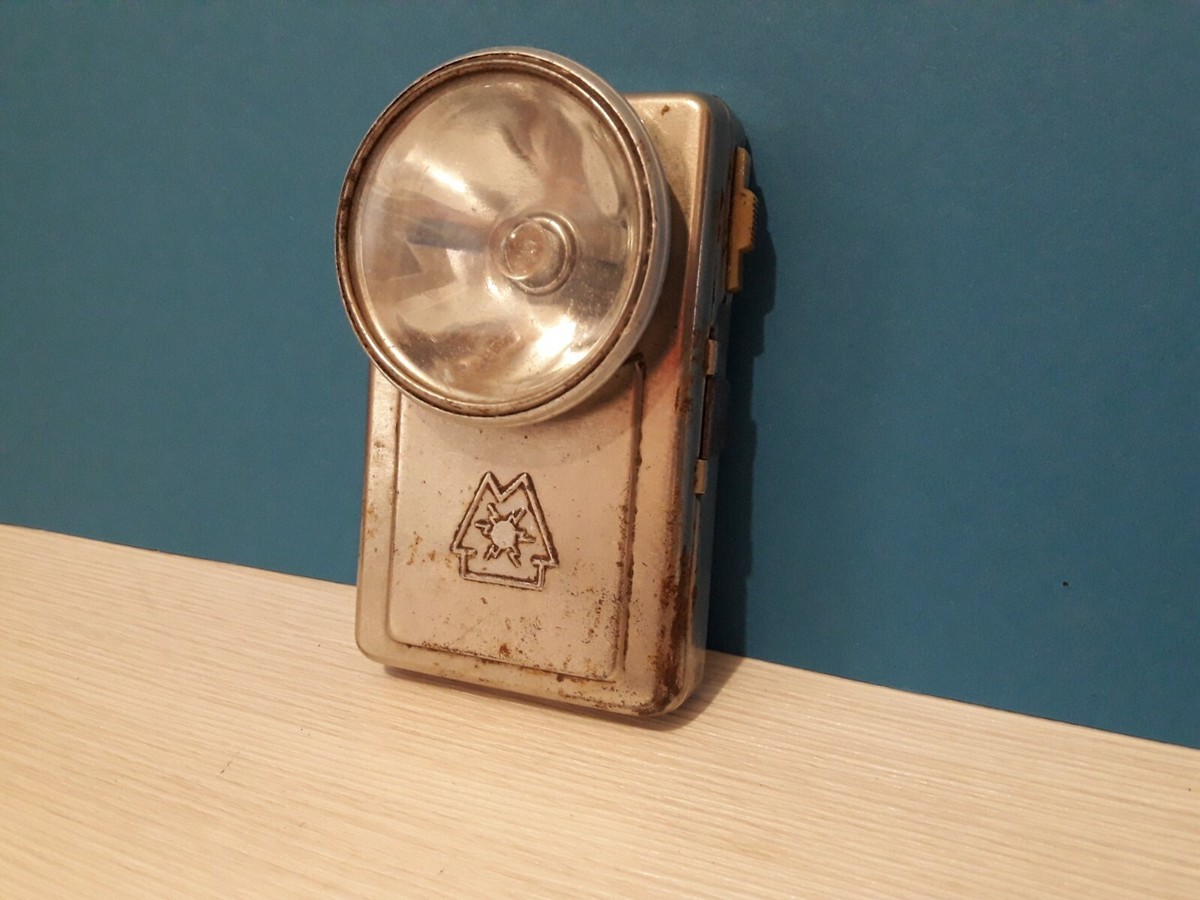 Lampe de signalisation ferroviaire vintage de l'URSS