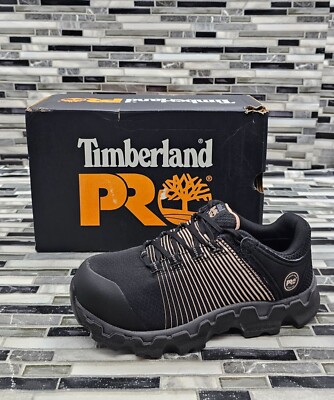 Timberland Powertrain Sport SD+ Black Women's Steel Toe Work Shoes Size 7.5