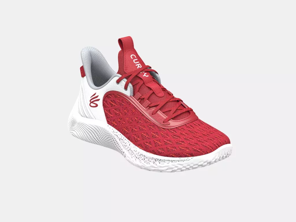 Under Armour Curry Flow 9 Team Basketball Shoes Red White eBay