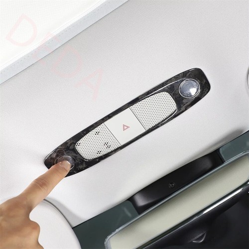 2x Borde de luz de lectura delantera y trasera de fibra de carbono forjada para Tesla Modelo 3 Y 2016-22 - Imagen 12 de 20