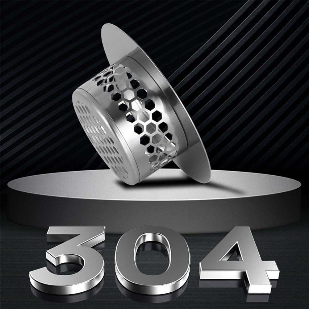 Much Hotter Bathroom Sink Strainer (2 Pack), Bathtub Drain Cover Lavatory Sink D