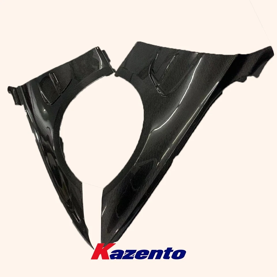 Par de guardabarros delantero lateral para BMW 2015-2020 Real F82 M4 fibra de carbono Foto 3 de 4