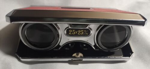 VINTAGE FOLDING OPERA GLASSES S. S. Kresge Co 2.5 X 25 MM Kmart Focal Japan MINT - Picture 2 of 7