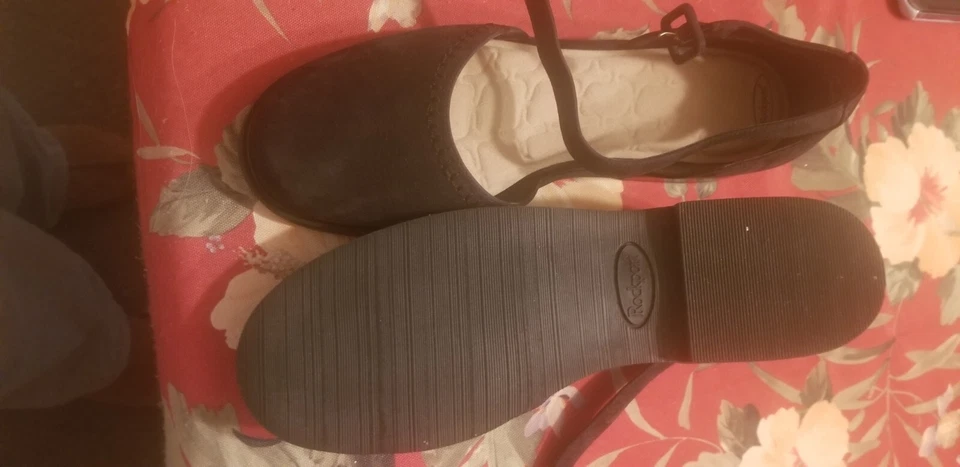 Mary Jane de gamuza negra Rockport talla 8 Foto 2 de 4