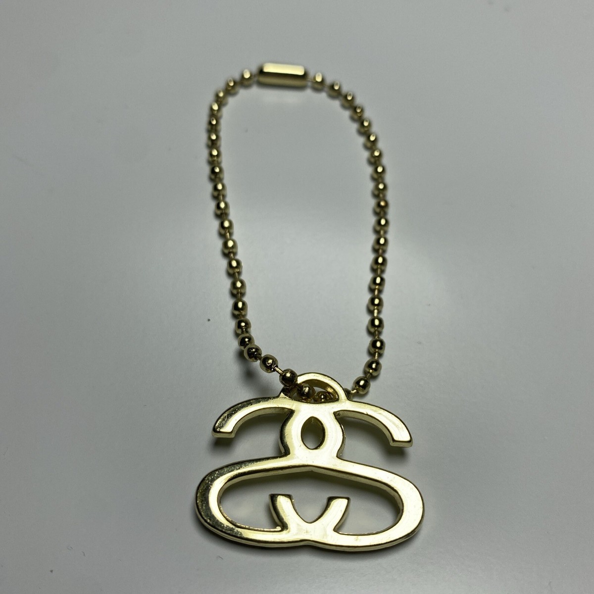 Stussy Gold Stussy SS Logo Keychain | eBay